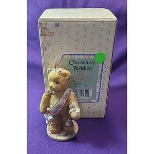 Cherished Teddies  NEWTON 272361 "Ringing the New Year with Cheer" 1997